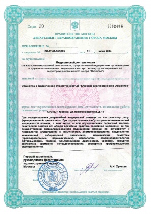 Сертификат 3 Лицензия